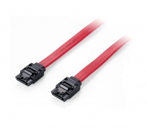 Equip Cable Serial ATA III con Clip de Seguridad - Longitud 1m - Tasa de Transferencia de hasta 6Gb