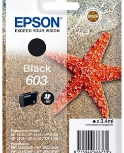 Epson 603 Negro Cartucho de Tinta Original - C13T03U14010