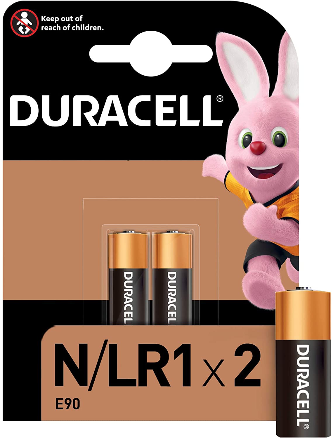 Duracell Pilas Alcalinas N LR1 1.5V - 2 Unidades
