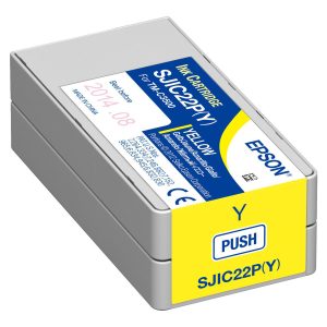 Epson SJIC22P Amarillo Cartucho de Tinta Original - C33S020604/SJIC22P(Y)