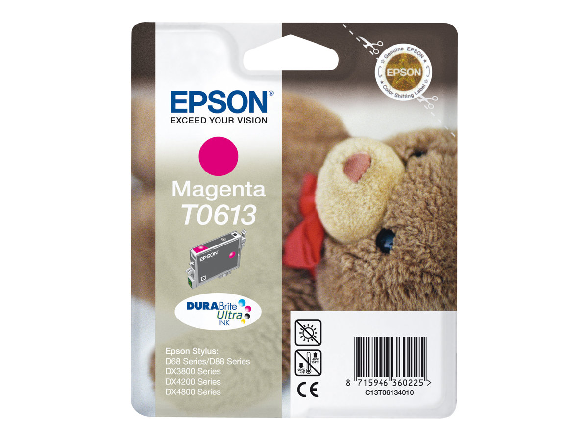 Epson T0613 Magenta Cartucho de Tinta Original - C13T06134010