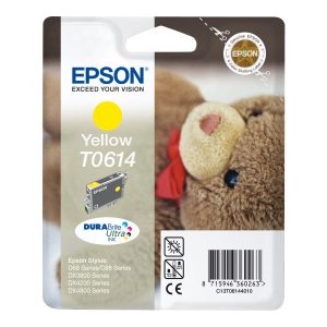 Epson T0614 Amarillo Cartucho de Tinta Original - C13T06144010