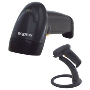 Approx Lector de Codigo de Barras - Indicadores LED - Disparo Manual y Automatico - Soporte Incluido