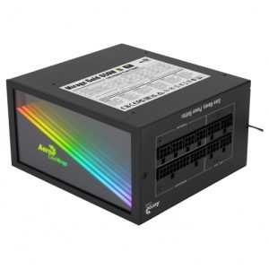 Aerocool Mirage Gold RGB 80 Plus Gold Fuente de Alimentacion 650W ATX 2.52 - Iluminacion LED RGB - Ventilador Silencioso 120mm