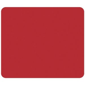 Fellowes Alfombrilla Estandar - Superficie de Poliester y Base de Espuma - 23x19cm - Color Rojo