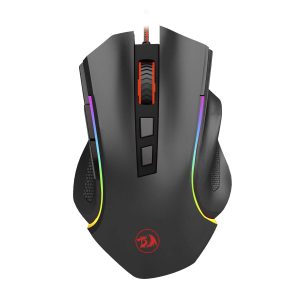 Redragon M607 Griffin Raton Gaming USB 7200dpi - 8 Botones Programables - Iluminacion RGB - Uso Diestro - Cable de 1.80m