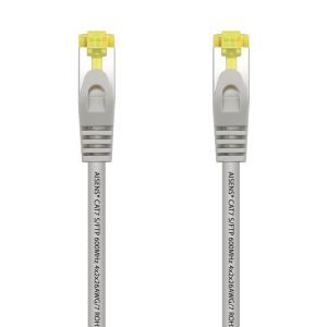 Aisens Cable de Red Latiguillo RJ45 LSZH Cat.7 600 Mhz S/FTP PIMF AWG26 - 0.5M - Color Gris