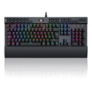 Redragon Yama K550 Teclado Mecanico Gaming USB - Iluminacion RGB - Teclas Redragon Purple - Puerto USB - Antighosting - Reposamuñecas