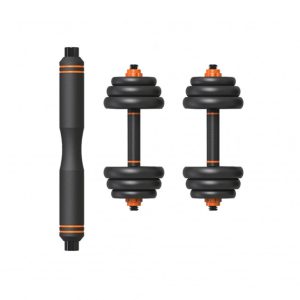 Xiaomi Fed Pack Basico de Mancuernas 25Kg. - Barra de Acero - Discos de Aleacion de Hierro y Arena