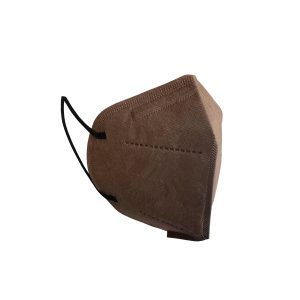 Agrupacion Salud Mascarillas FFP2 NR Clip Nasal Ajustable, Homologadas CE 0161 CAT III, Normativa UNE-EN 149:2001+A1:2009 FFP2, Color Marron