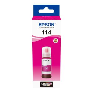 Epson 114 Magenta Botella de Tinta Pigmentada Original - C13T07B340