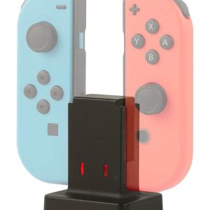 Konix Mythics Base de Carga para 2 Joy-Con Nintendo Switch - Cable de Carga Rapida 0.50cm