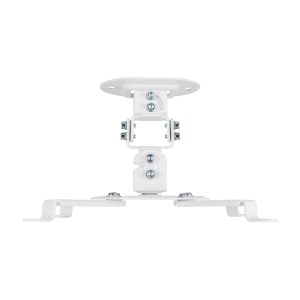 Aisens Soporte Universal Giratorio - Inclinable de Techo para Proyector - Hasta 13.5Kg - Color Blanco