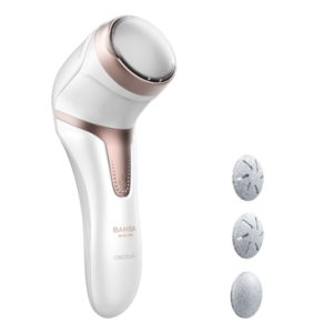 Cecotec Bamba SkinCare Pure Lima de Pies - Bateria de Litio - Funcion Aspiracion - 2 Modos de Uso - 3 Discos - 3 Tipos de Gramajes - Autonomia hasta 100min