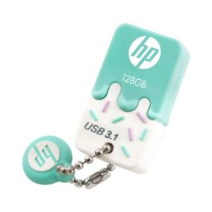 HP X778W Memoria USB 3.1 128GB - Diseño Helado Verde y Blanco (Pendrive)