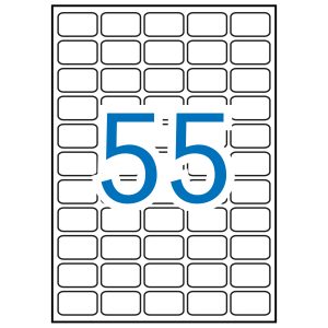 Apli Etiquetas Blancas Removibles 36.8 x 23.8mm 100 Hojas