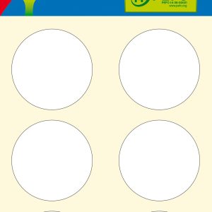 Apli Etiquetas Minibolsa Blancas Ø 32.0mm 6 Hojas
