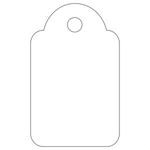 Apli Etiquetas Colgantes Blancas 18 x 29mm 200 U.