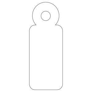 Apli Etiquetas Colgantes Blancas 11 x 29mm 1.000 U.