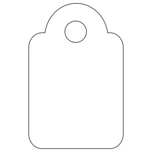 Apli Etiquetas Colgantes Blancas 13 x 20mm 1.000 U.