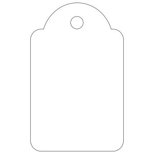 Apli Etiquetas Colgantes Blancas 22 x 35mm 500 U.