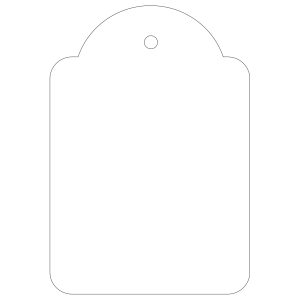 Apli Etiquetas Colgantes Blancas 45 x 65mm 400 U.