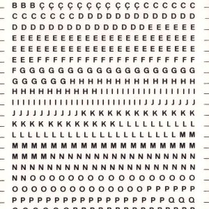 Apli Letras Transferibles Mayusculas Negras 2.5mm 730 Caracteres
