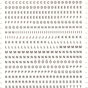 Apli Letras y Numeros Transferibles - 2.5mm - 731 Caracteres - Facil Aplicacion y Gran Adherencia - Negros