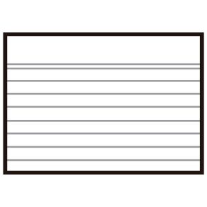Apli Fichas Rayas Nº1 95x65mm 100U - Ideal para Organizar y Clasificar - Resistente y Duradero - Multicolor