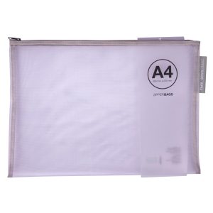 Apli Sobres Porta-Todo Nylon Transpirable A4 - Tacto Agradable, Portatiles, Resistentes y Duraderos - Ideal para Documentos, Equipos Electronicos y Viajes - Colores Surtidos