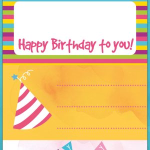 Apli Etiquetas Adhesivas Happy Birthday - Tamaño 76x39mm - 9 Etiquetas en 3 Hojas - Adhesivo Permanente de Alta Calidad - Ideal para Marcar e Identificar Regalos - Diseño Alegre y Colorido