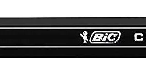 Bic Criterium Portaminas 0.07mm HB con Goma - Punta Retractil - Clip Metalico - Cuerpo de Color Negro