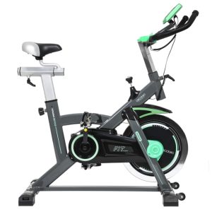 Cecotec Extreme 20 Bicicleta Spinning Estatica - Volante de Inercia de 20kg - Pantalla LCD - Manillar y Sillin Regulable - Ruedas - Peso Max.120kg