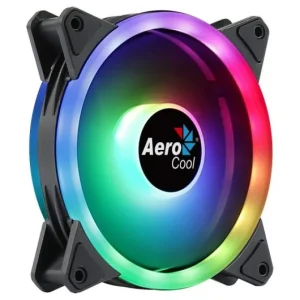 Aerocool DUO12 Ventilador 120mm - Iluminacion ARGB Doble Anillo - Velocidad Max. 1000rpm