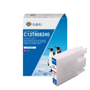 G&G Epson T9083 Magenta Cartucho de Tinta Pigmentada Generico - Reemplaza C13T908340