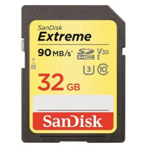 Sandisk Extreme Tarjeta SDHC 32GB UHS-I V30 Clase 10 90MB/s