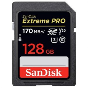 Sandisk Extreme Pro Tarjeta SDHC 128GB UHS-I V30 Clase 10 170MB/s