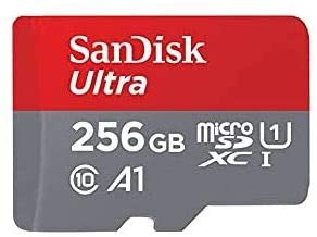 Sandisk Ultra Tarjeta Micro SDXC 256GB UHS-I U1 A1 Clase 10 120MB/s + Adaptador SD