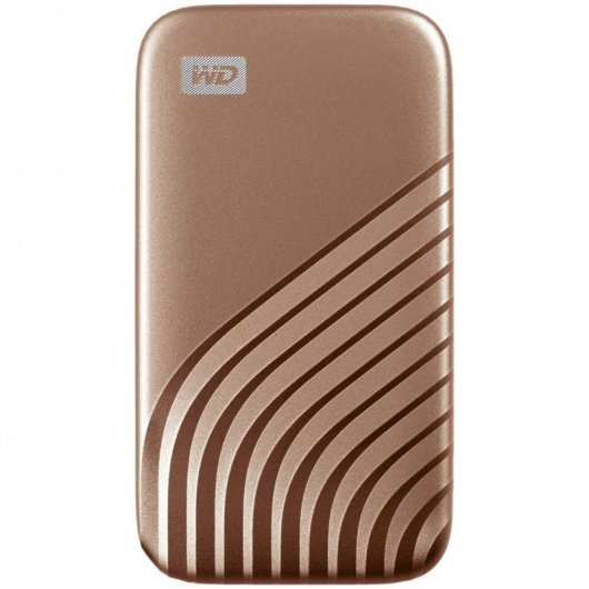 WD My Passport Disco Duro Solido SSD Externo 500GB USB-C - Color Oro