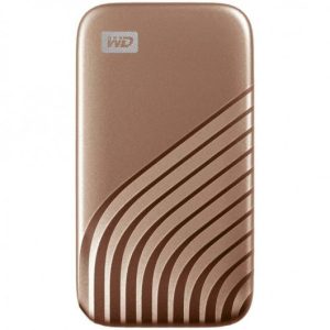 WD My Passport Disco Duro Solido SSD Externo 1TB USB-C - Color Oro