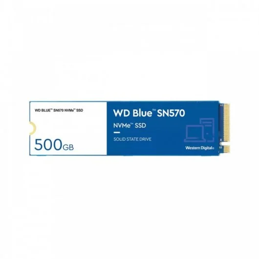 WD Blue SN570 Disco Duro Solido SSD 500GB M2 NVMe PCIe 3.0
