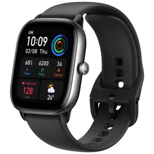 Amazfit GTS 4 Mini Reloj Smartwatch - Pantalla Amoled 1.65" - Caja de Aluminio - Bluetooth 5.2 - Resistencia al Agua 5 ATM - Color Negro