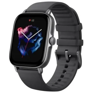 Amazfit GTS 3 Mini Reloj Smartwatch - Pantalla Amoled 1.75" - Caja de Aluminio - Bluetooth 5.1 - Resistencia al Agua 5 ATM - Color Negro