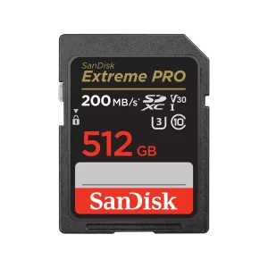Sandisk Extreme Pro Tarjeta SDXC 512GB UHS-I U3 V30 Clase 10 170MB/s