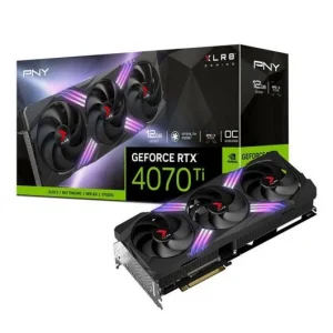 PNY GeForce RTX 4070 Ti Verto XLR8 Tarjeta Grafica 12GB GDDR6X NVIDIA - Iluminacion - PCIe 4.0, HDMI, DisplayPort
